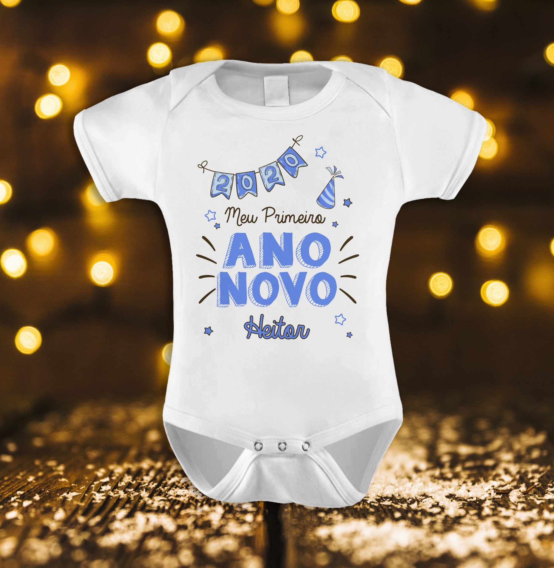 Body Infantil Ano Novo Lr Criativa