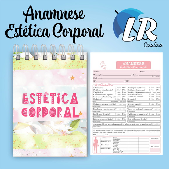 Caderno ficha de anamnese- fisioterapia